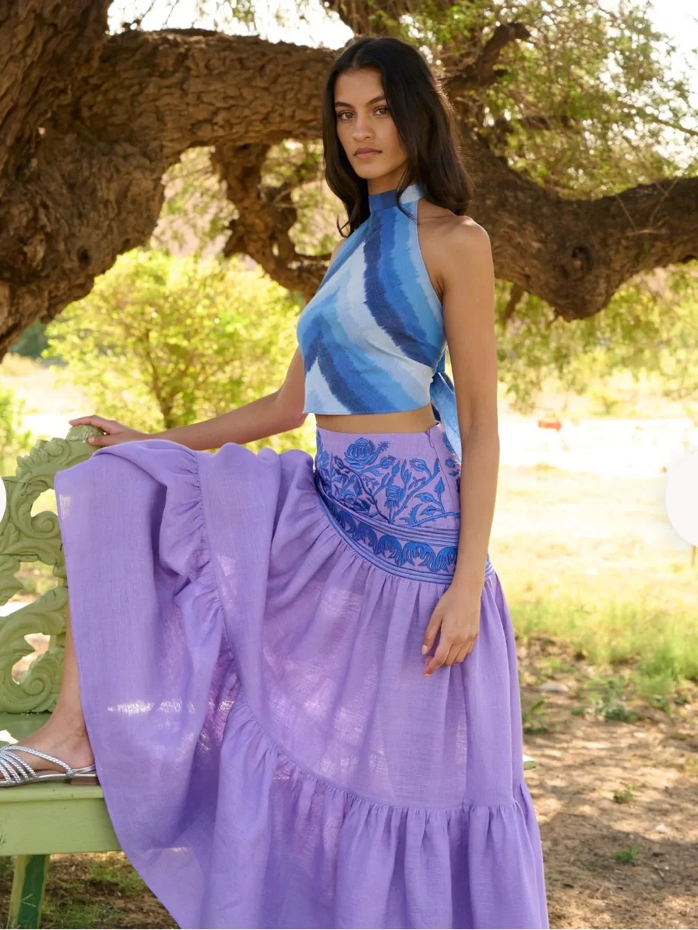 De Castro Purple Espina Skirt - NWT!